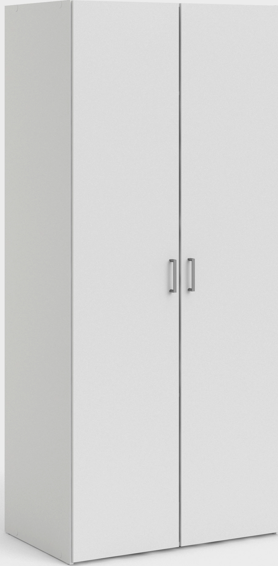 Space garderob med 2 dörrar - Vit Space garderob med 2 dörrar - Vit