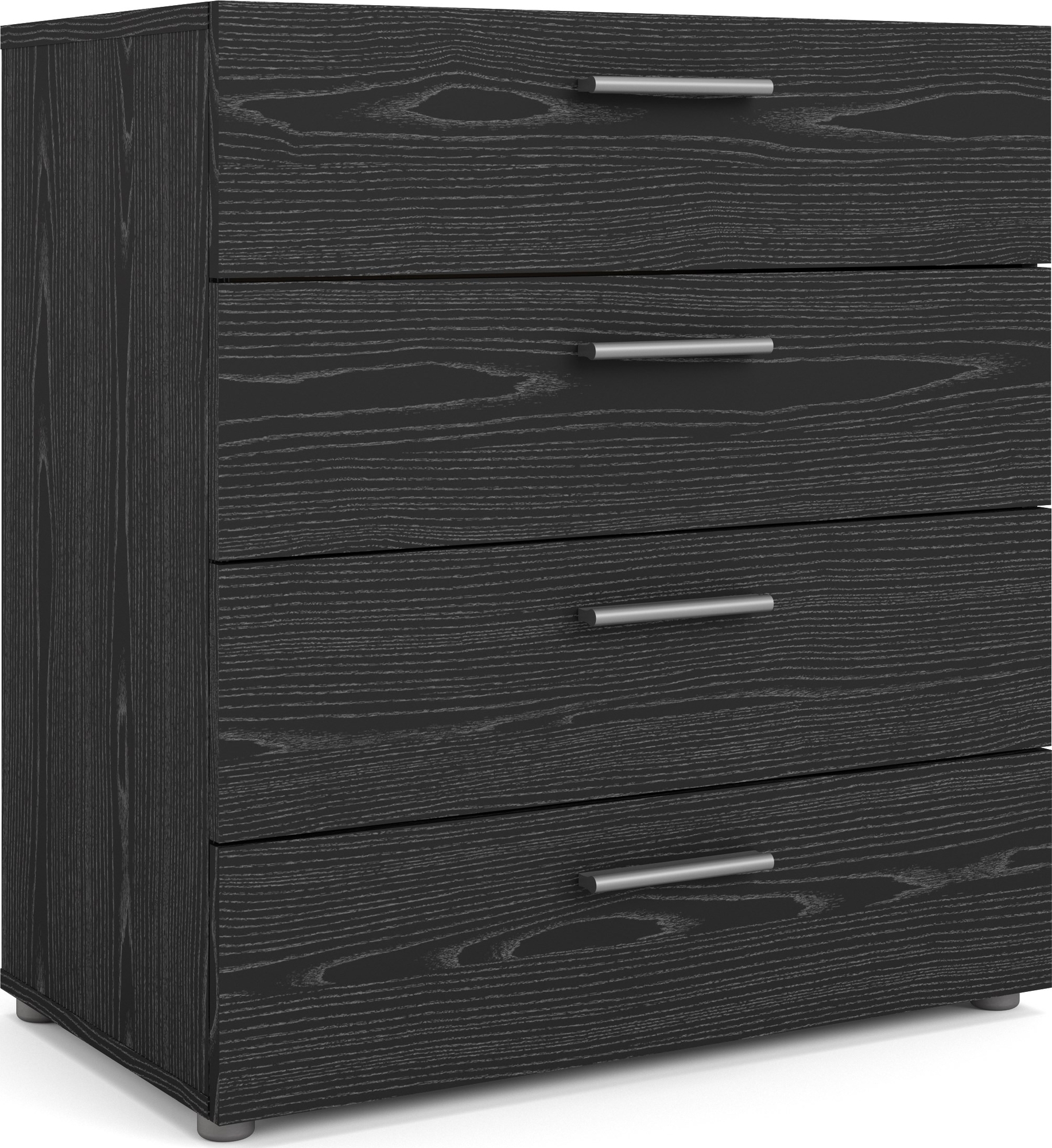 Pepe brede ladekast met 4 laden - Zwarte doos