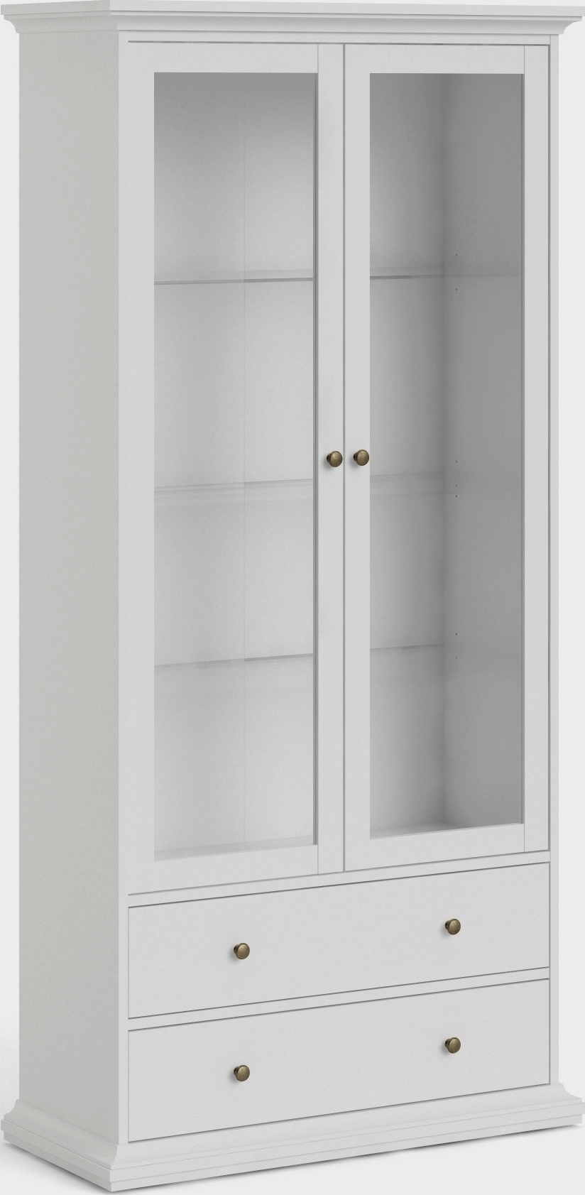 Paris vitrinekast - Wit