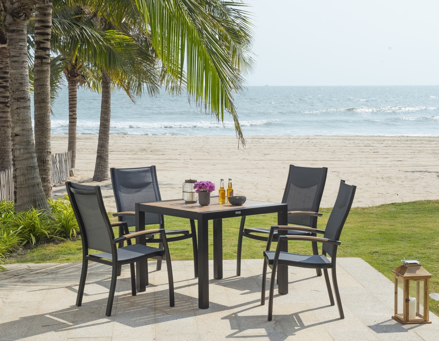 Panama matgrupp 1 - Svart/teak