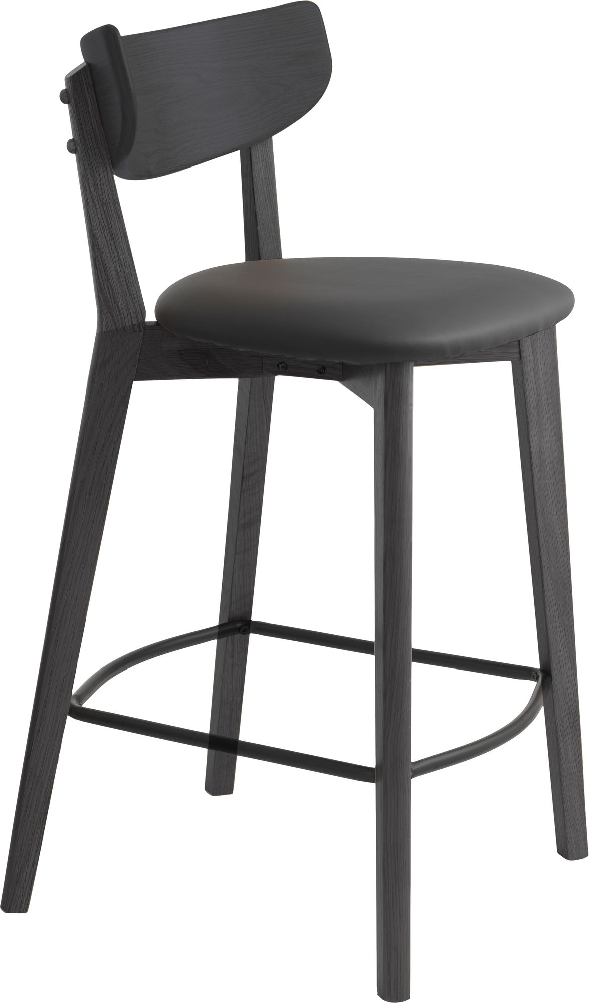 Contudo counterstol - Svart PU