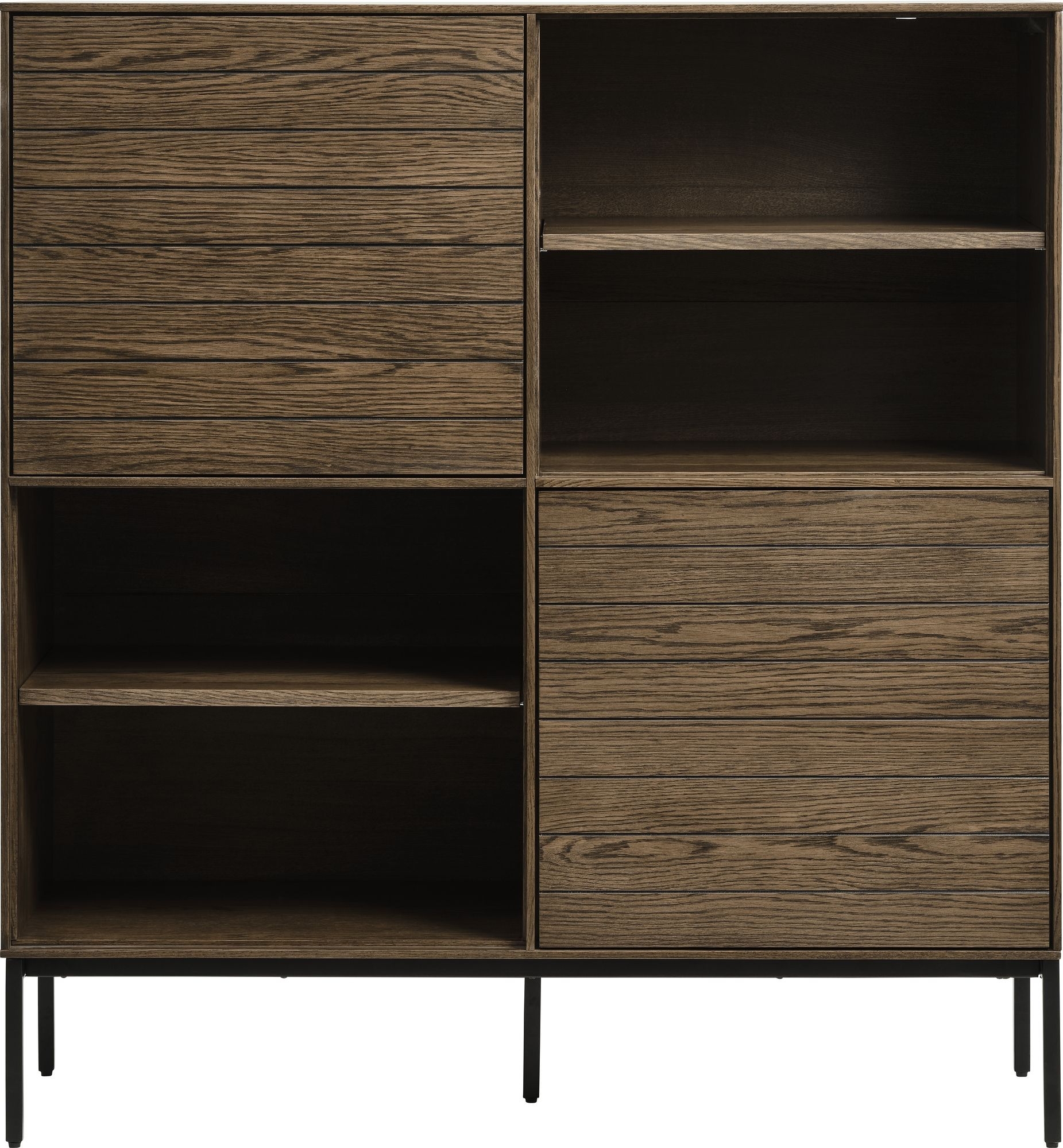 Inez kast in bruingeolied eikenhout Inez kast in bruingeolied eikenhout