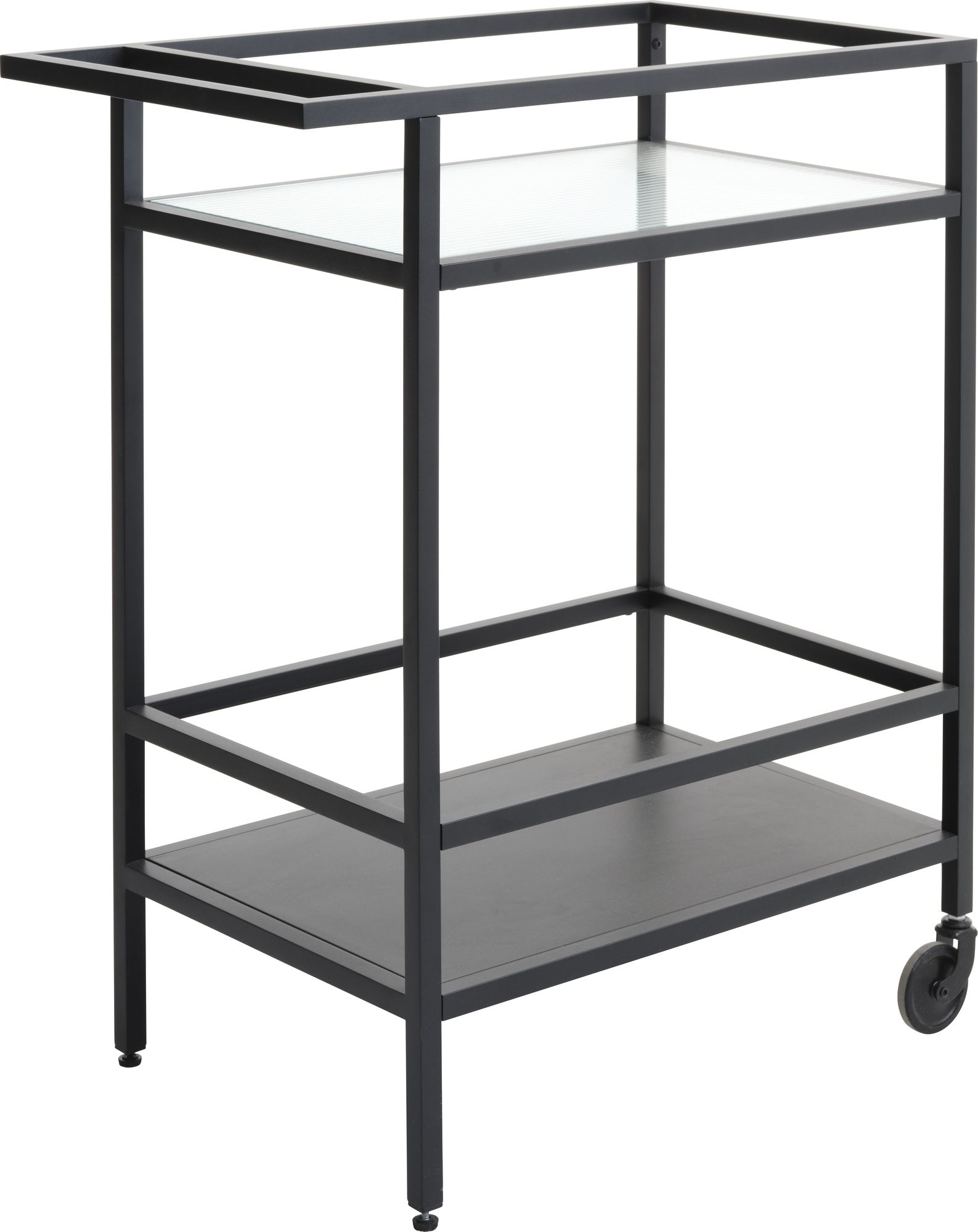 Dobb serveerwagen - Zwart