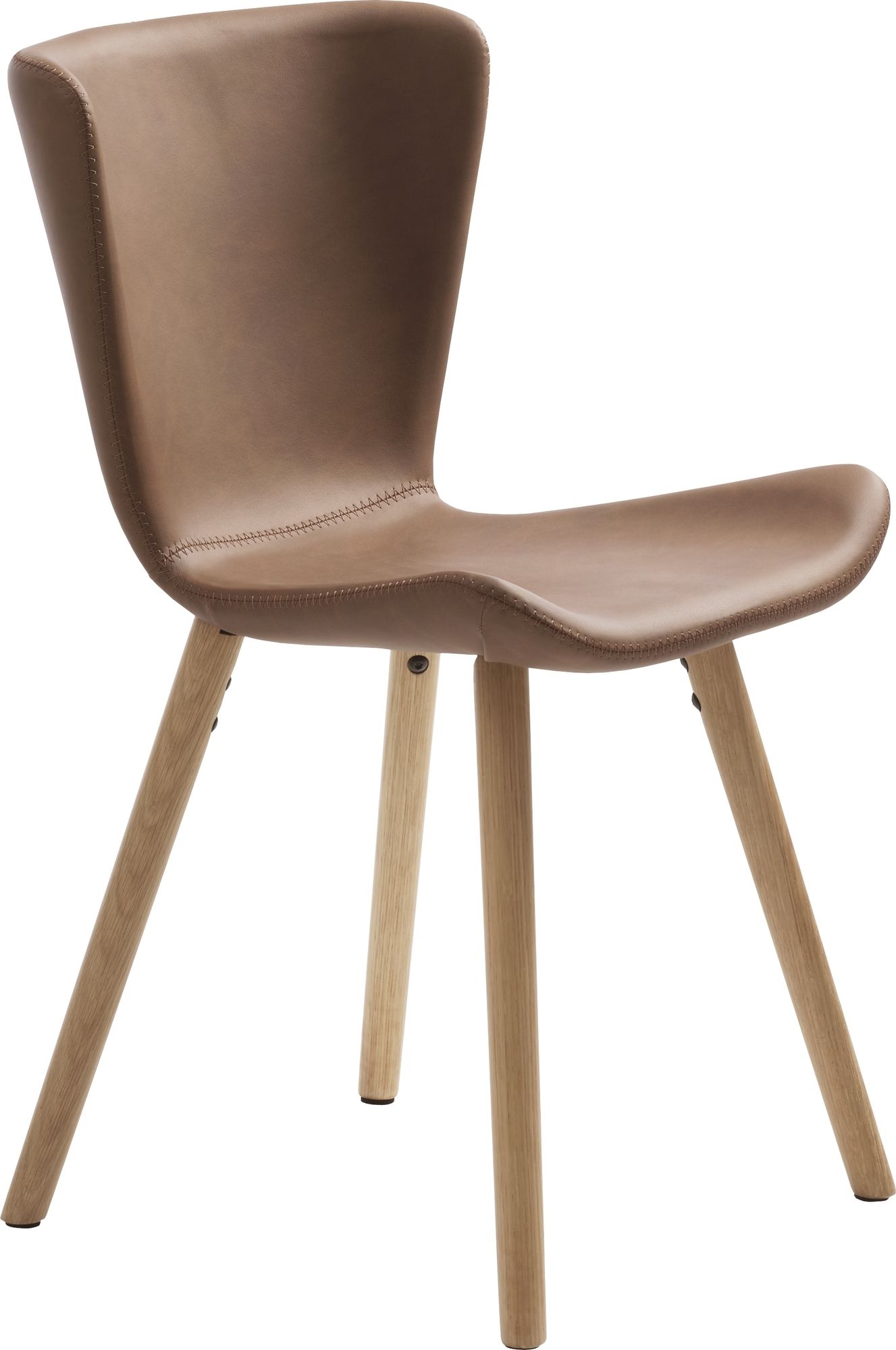 Cannon matstol - Brun PU/ek