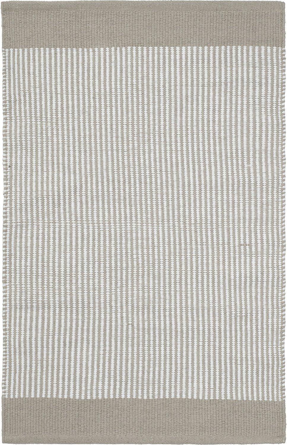 Gestreept vloerkleed - Linnen Gestreept vloerkleed - Linnen