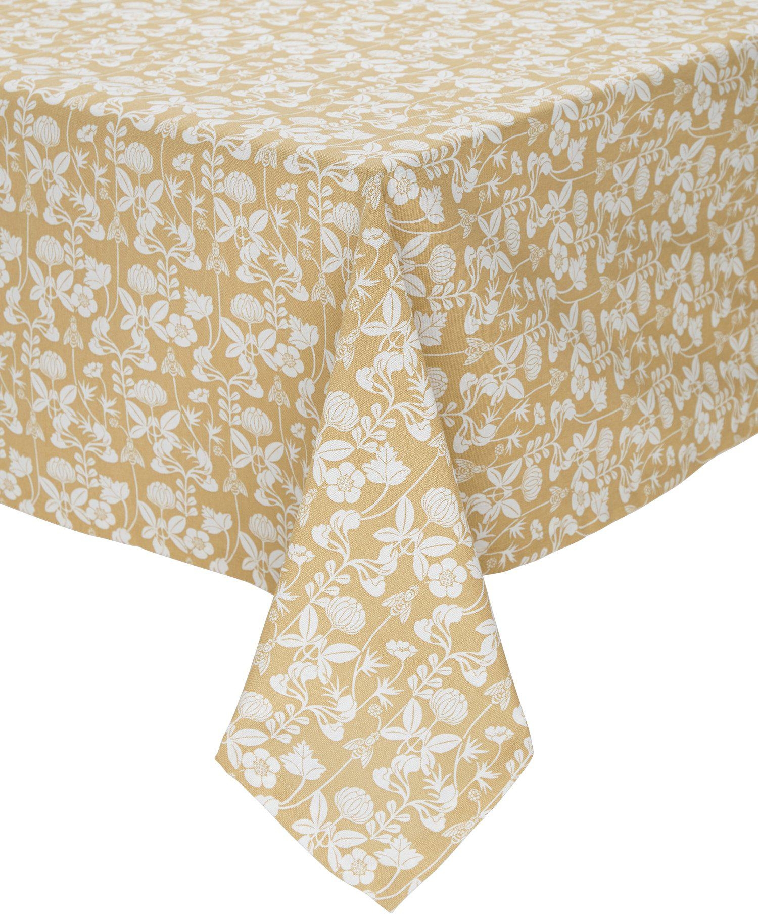 De mijn canvas 140 x 280 cm - Beige geel