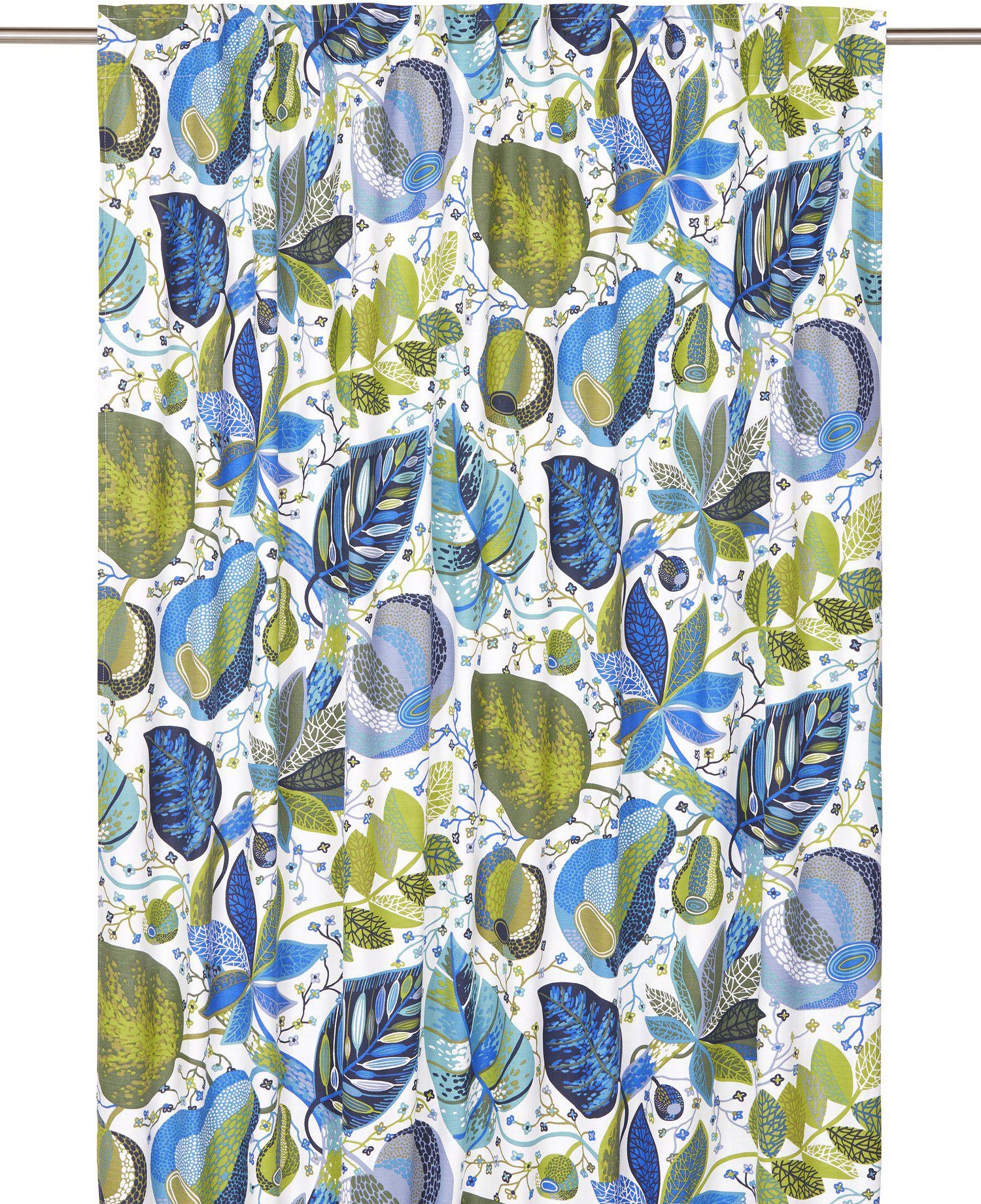 A&E gordijn 2-pack 2 x 145 x 250 cm - Blauw