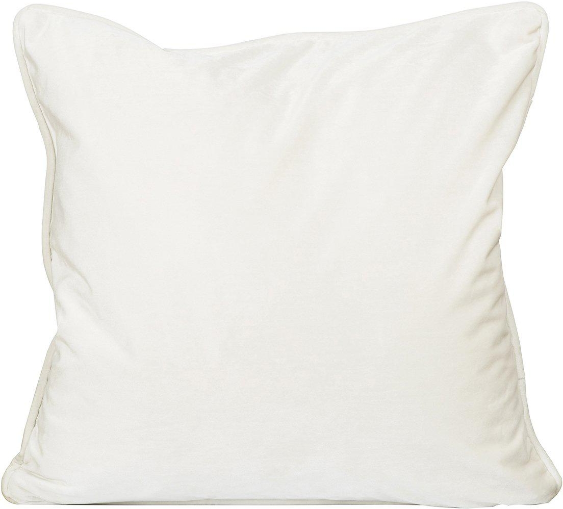 Elise kuddfodral - Vit sammet