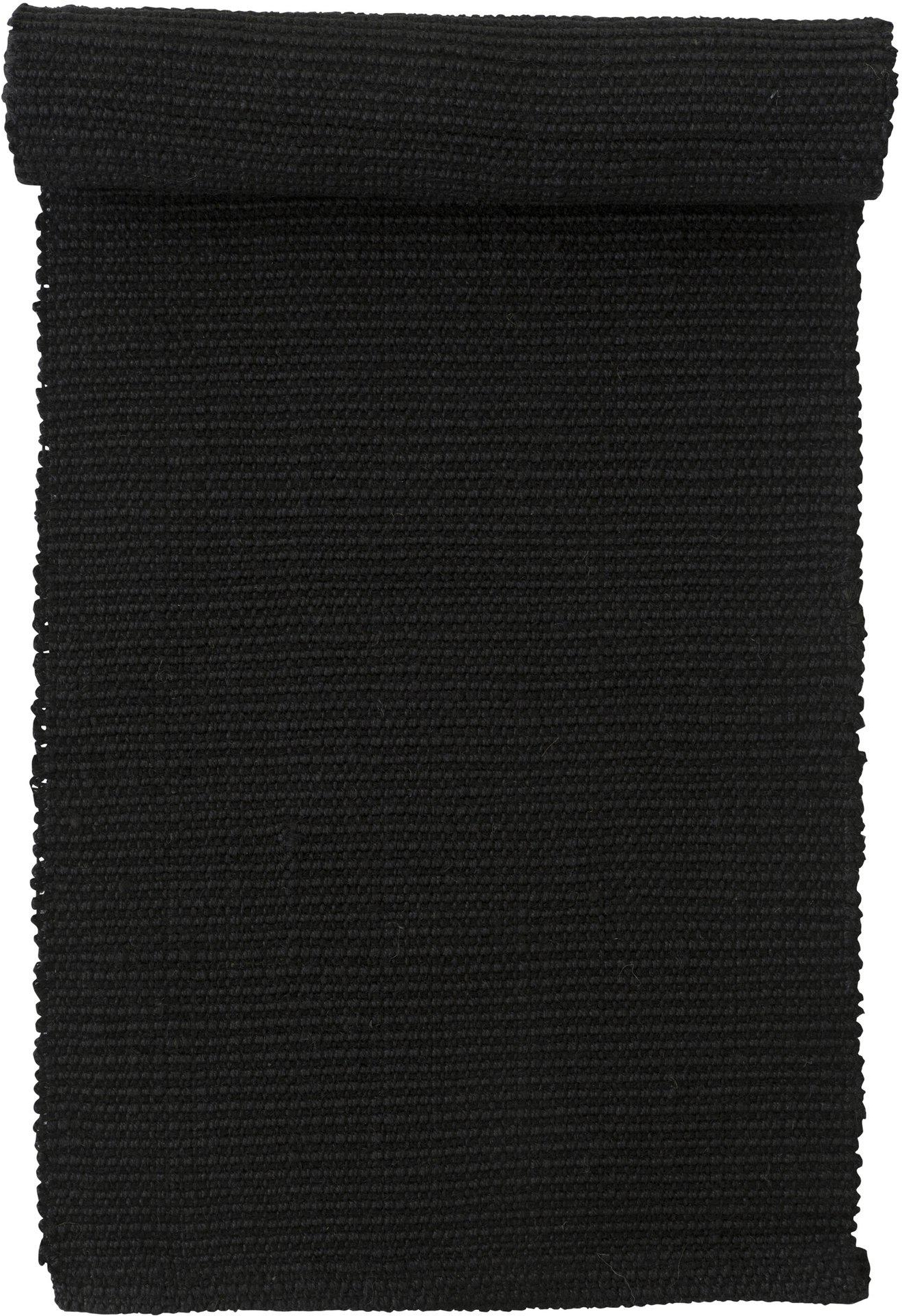 Amhi loper 35 x 120 cm - Zwart