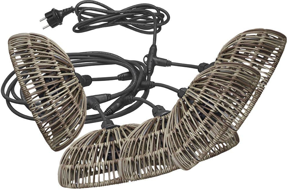 Flex Out ljusslinga för utomhusbruk med Hue skärmar 20 cm - 6,5 m - Grå/svart Flex Out ljusslinga för utomhusbruk med Hue skärmar 20 cm - 6,5 m - Grå/svart