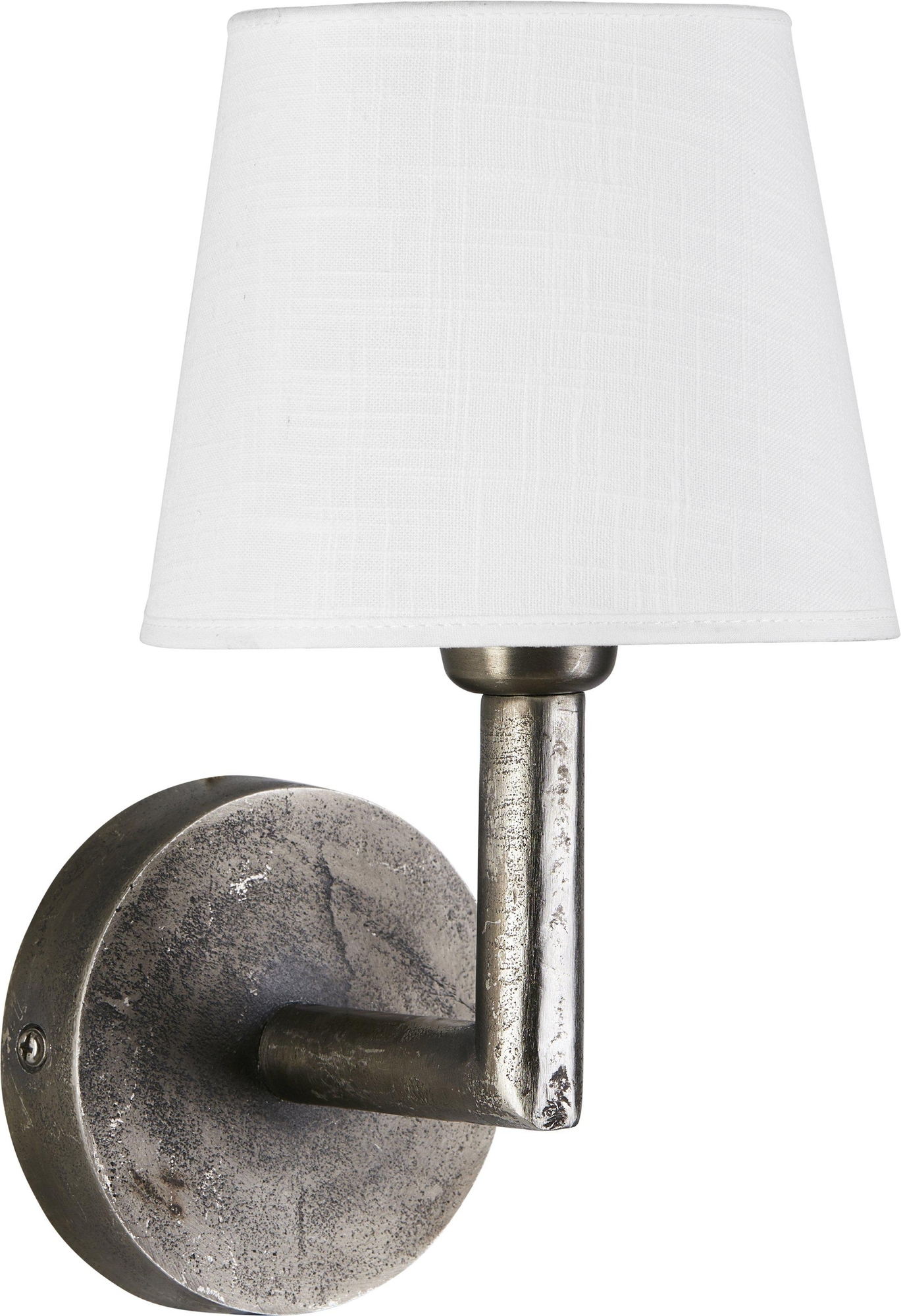 Columbus Mia Lin wandlamp - Rustiek Zilver/wit - 30 cm Columbus Mia Lin wandlamp - Rustiek Zilver/wit - 30 cm