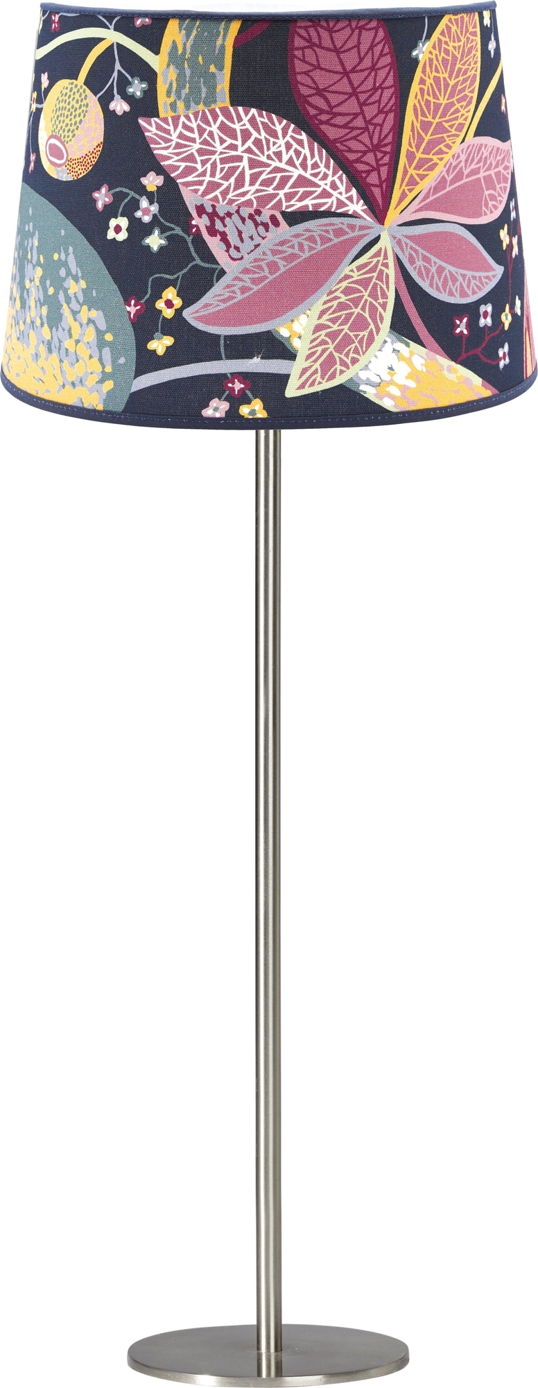 Voet Frank tafellamp - Marineblauw/chroom