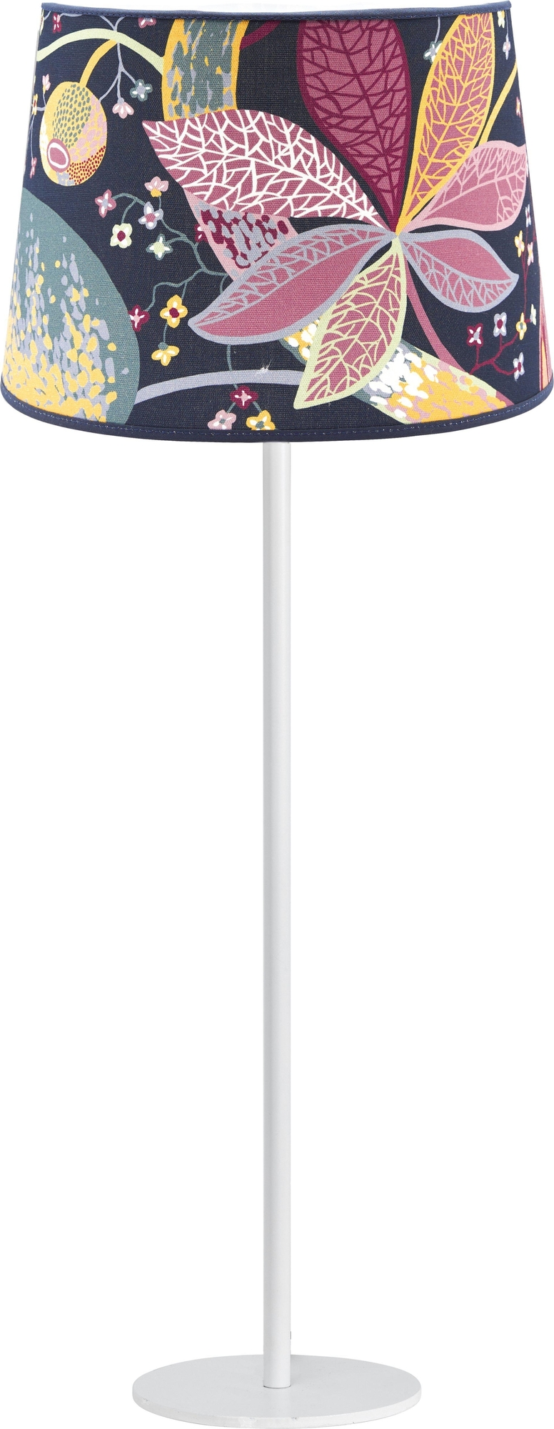 Voet Frank tafellamp - Marineblauw/wit