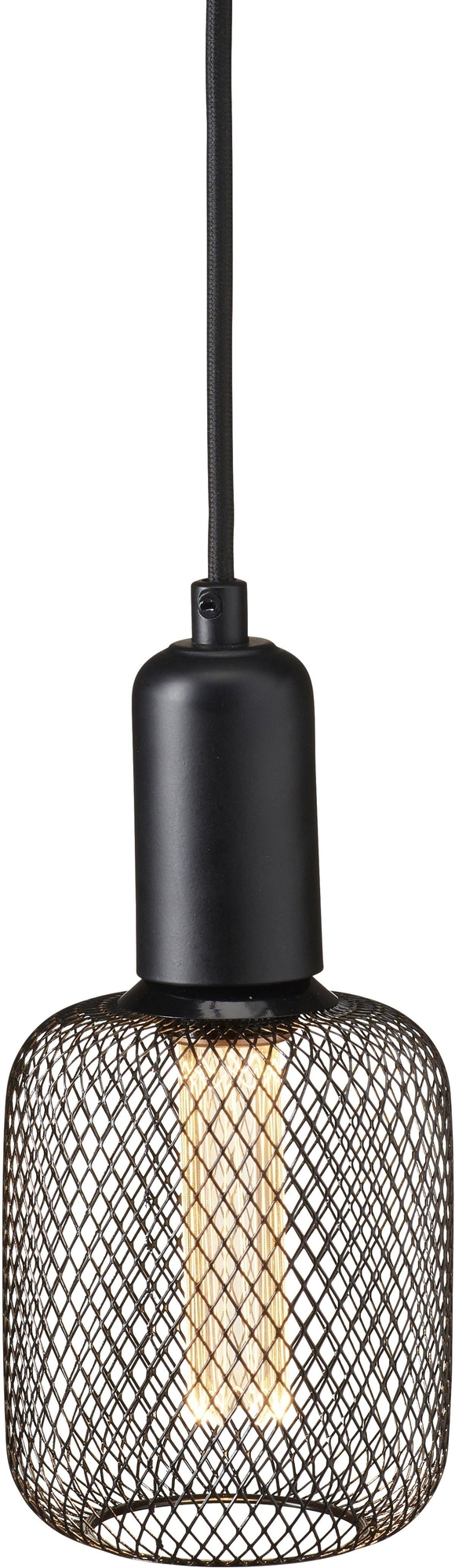 Raster raamlamp - Zwart - 10 cm