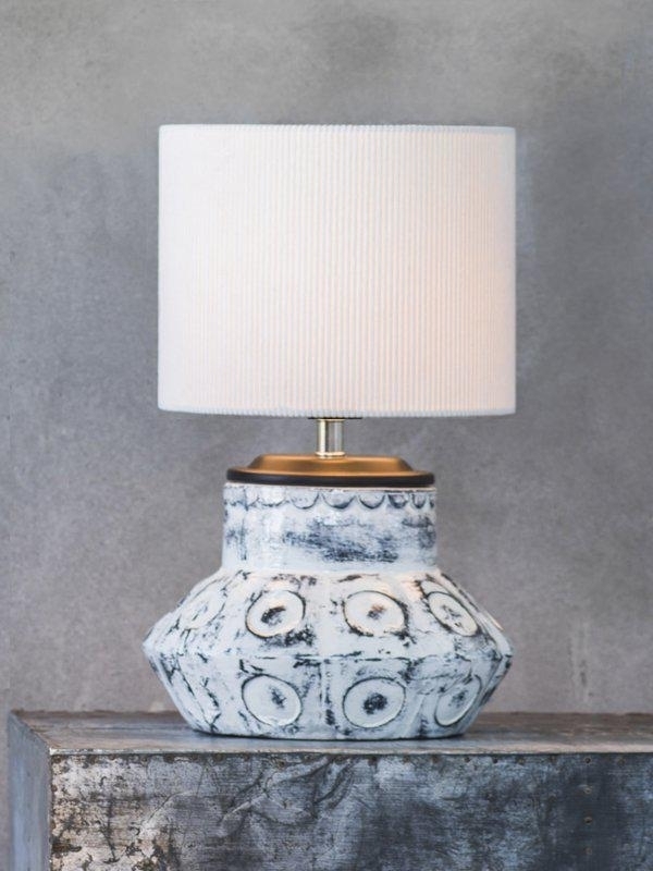 Larry tafellamp - Wit/Gebroken wit - 38 cm Larry tafellamp - Wit/Gebroken wit - 38 cm