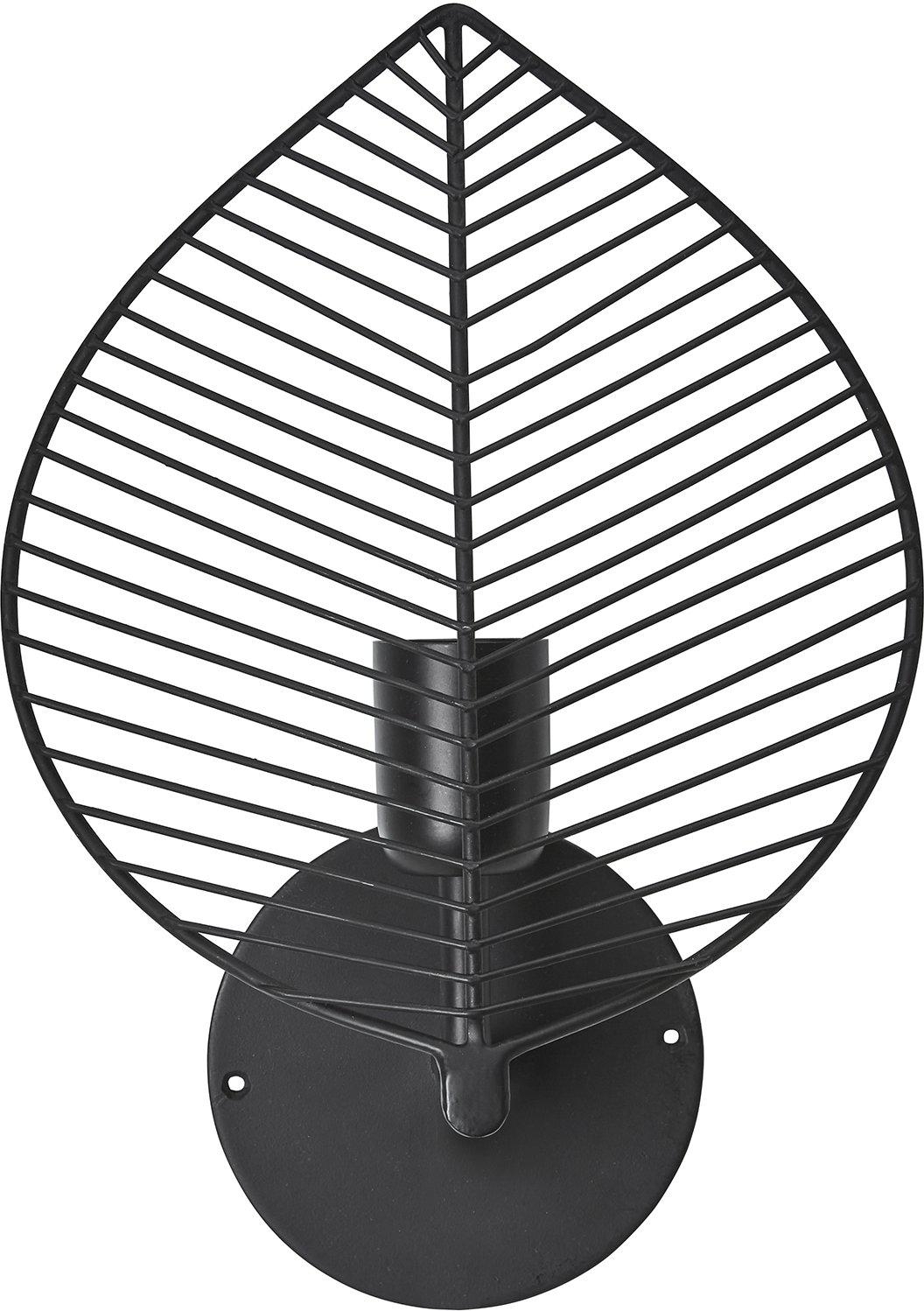 Elm wandlamp - Zwart - 33 cm Elm wandlamp - Zwart - 33 cm