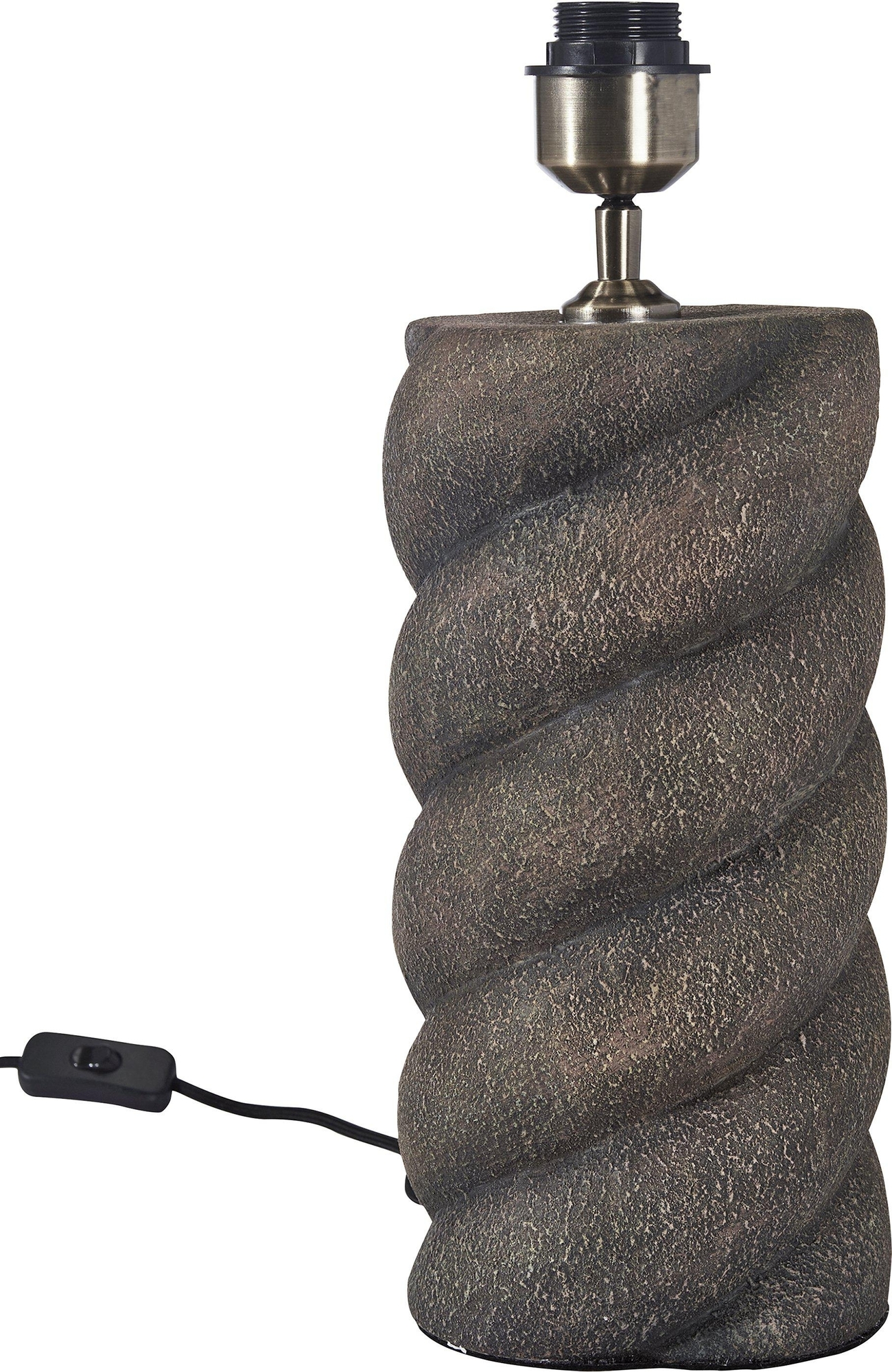 Spin lampenvoet - Bruin - 41 cm