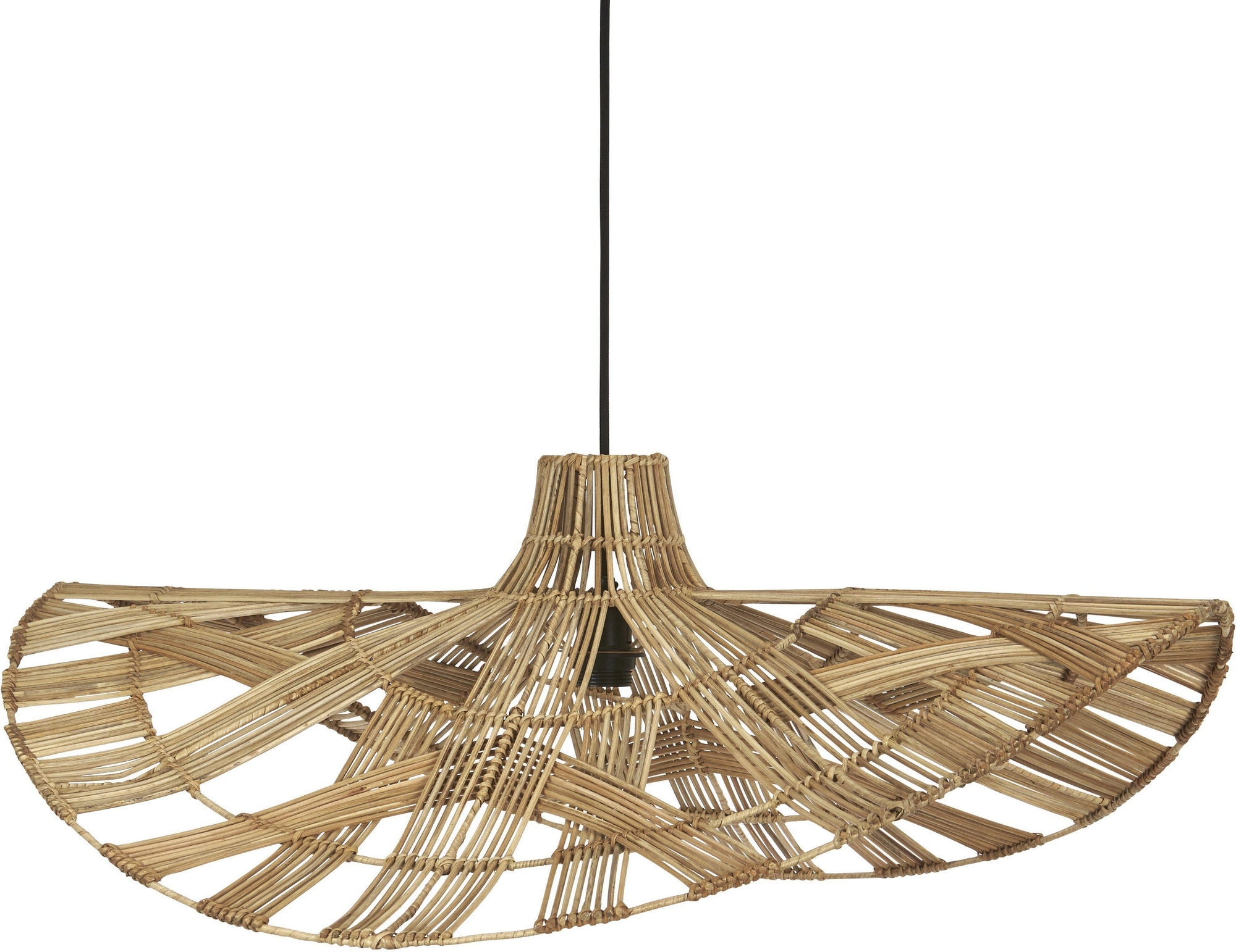 Wella plafondlamp voor buitengebruik - Rotan - 81 cm