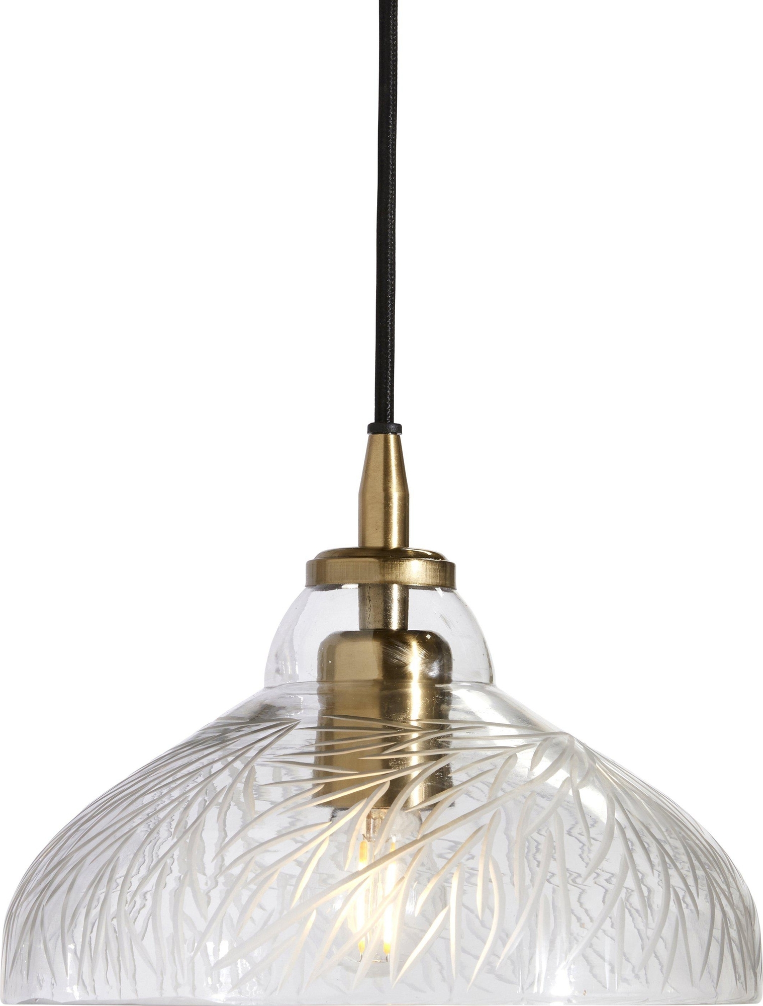 Maple taklampa - Klarglas - 23 cm