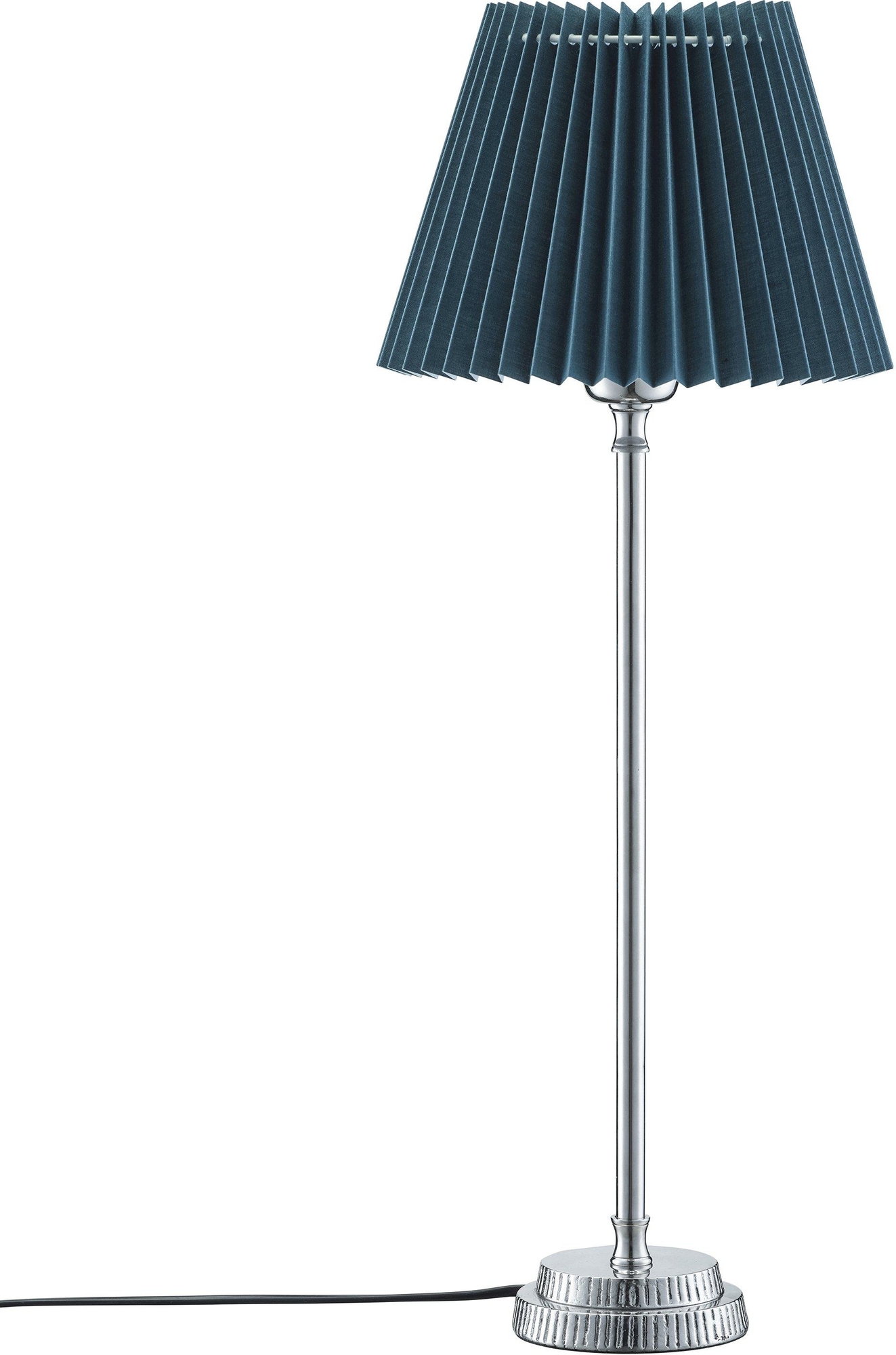 Kent tafellamp - Petrol/chroom - 58 cm