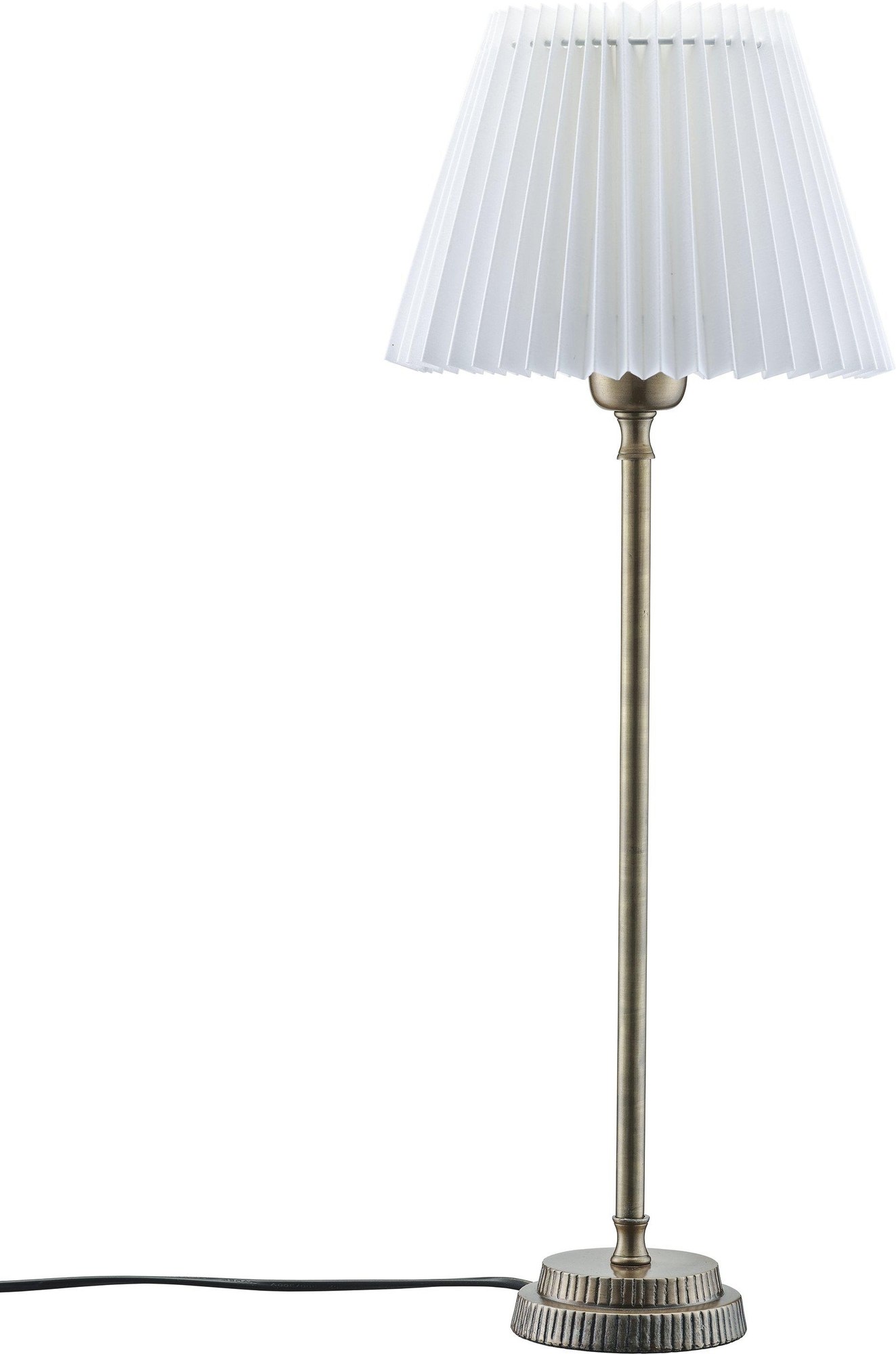 Kent tafellamp - Gebroken wit/messing - 58 cm