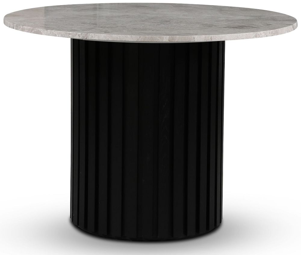 Sumo marmeren tafel �105 cm Zwart / beige marmer