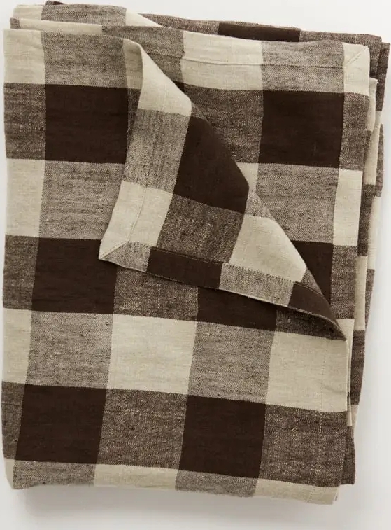 Johanna bordsduk brun/natur