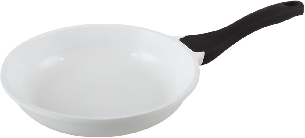 Basic koekenpan 28 cm - Wit/zwart