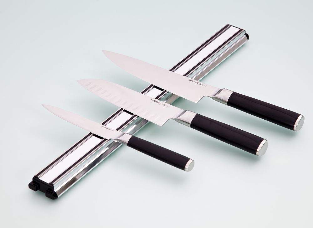 St�le magnetlist f�r knivar - Aluminium