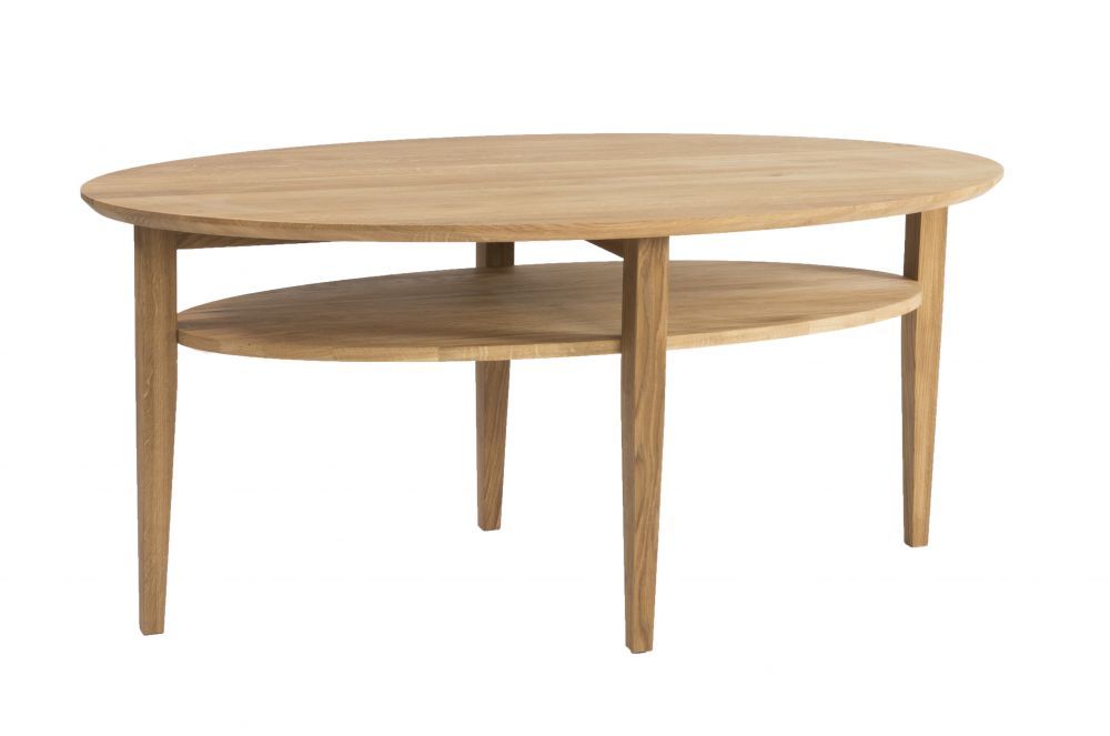 Ohio salontafel 130 cm - Geolied eikenhout