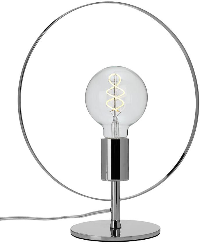 Spartaanse Ringo tafellamp - Chroom