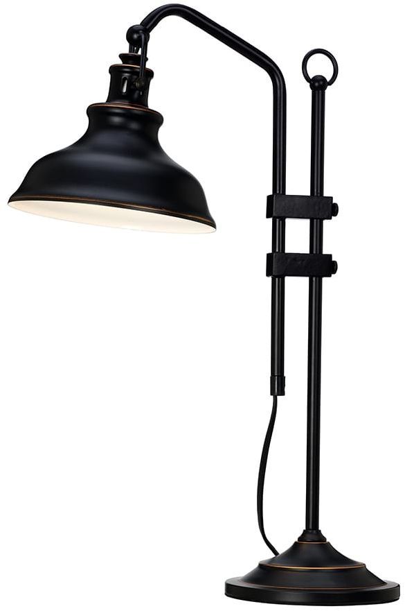 Tafellamp New Haven - Zwart/antiek