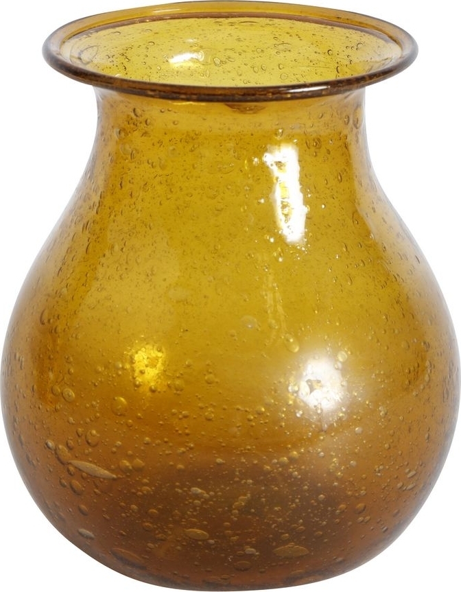 Vas gult glas