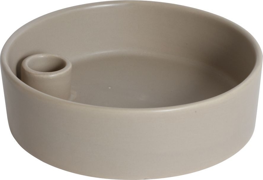 Ljusstake fat - Beige Ljusstake fat - Beige