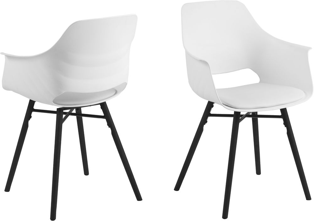 Ramona Matstol - Vit/svart