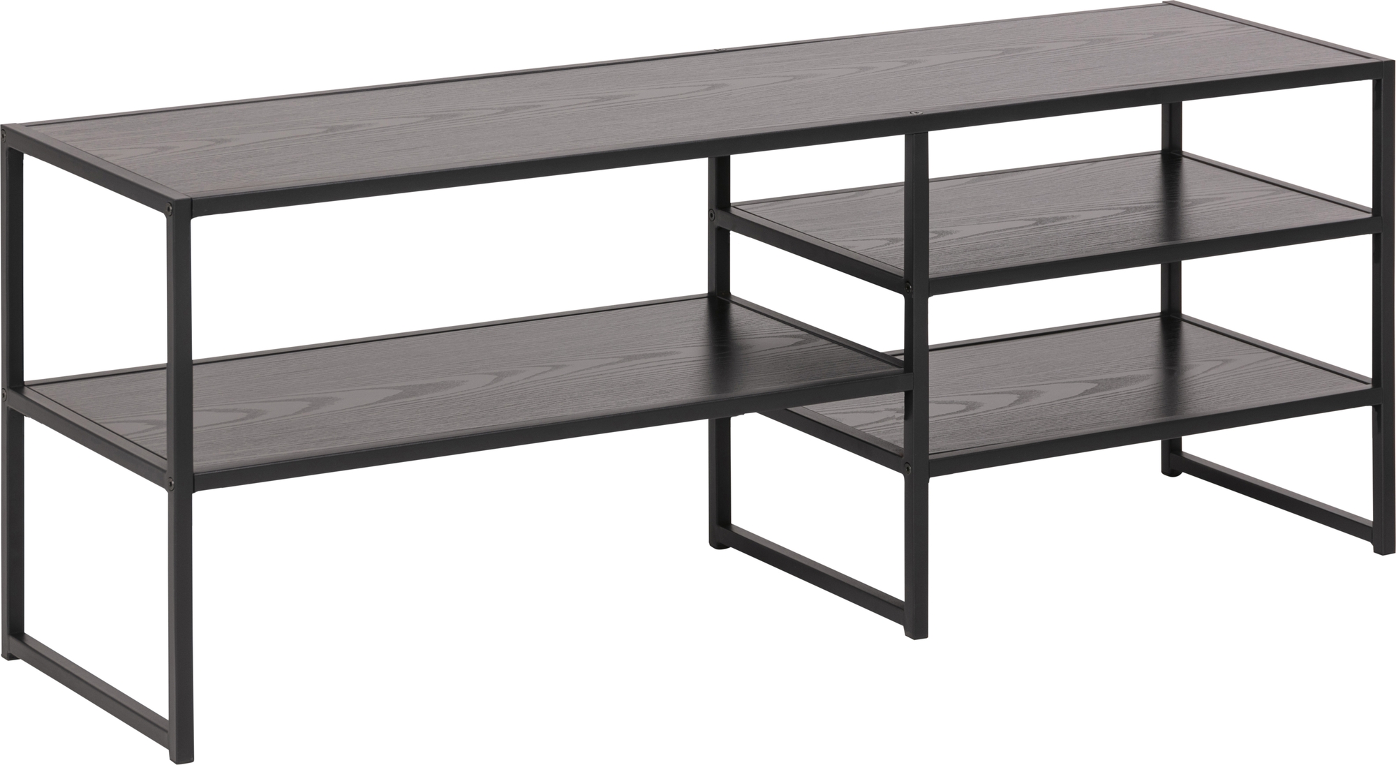 Seaford mediabank 120 cm - Zwart