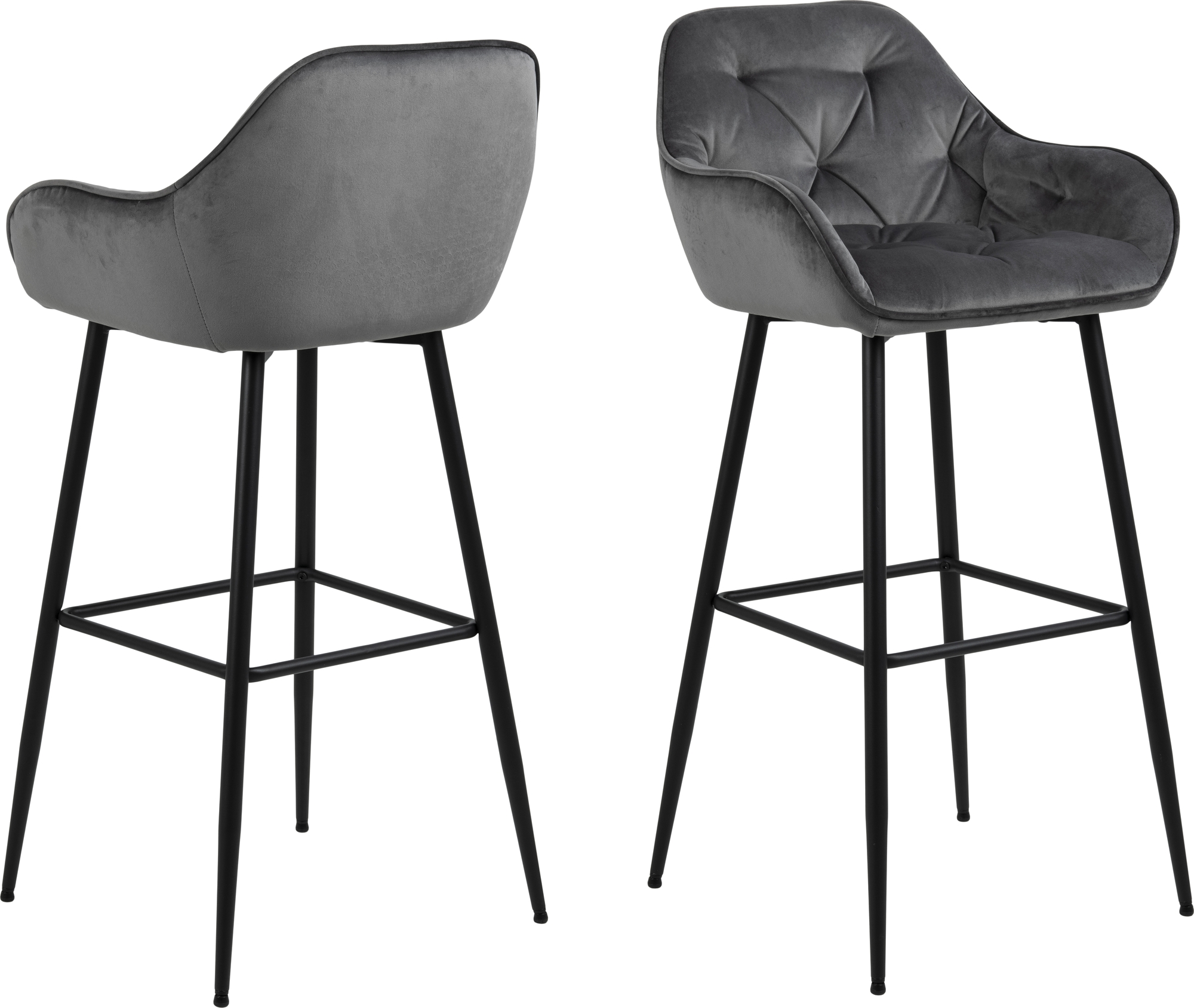 Brooke barkruk - Grijs