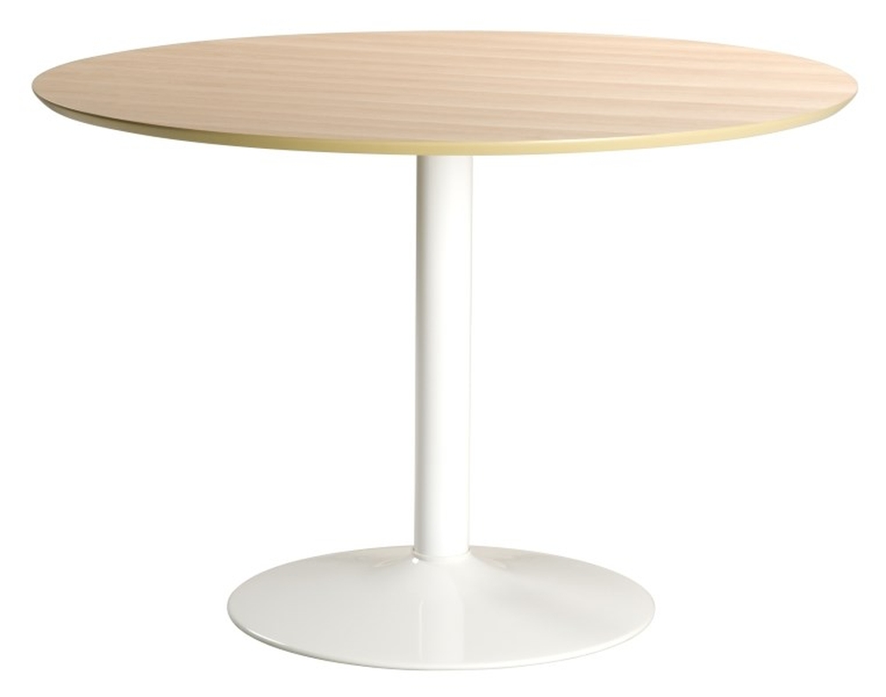 Ibiza matbord ø110 cm - Ek/vit Ibiza matbord ø110 cm - Ek/vit