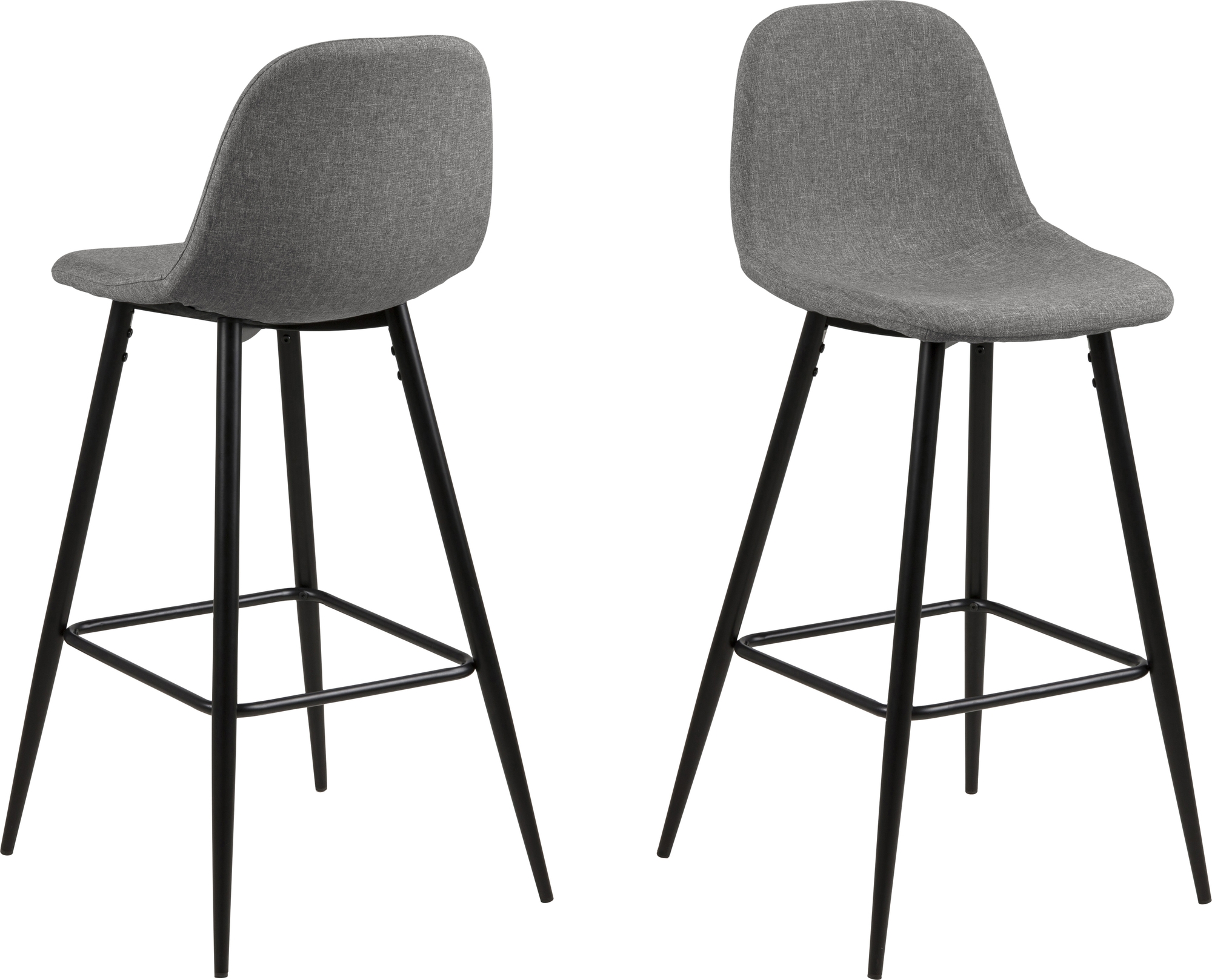 Wilma barkruk 101 cm - Lichtgrijs/zwart Wilma barkruk 101 cm - Lichtgrijs/zwart