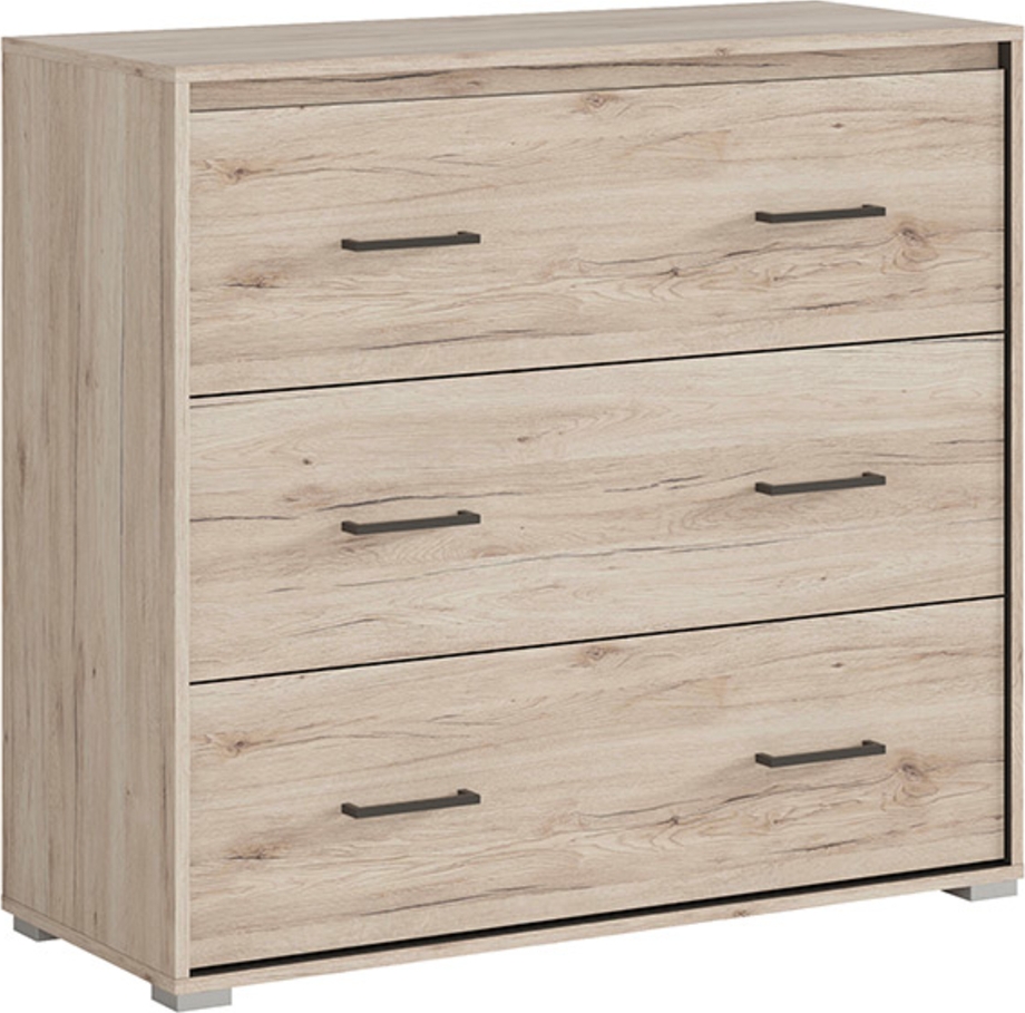 Ladekast Ronse - Eiken/grijs