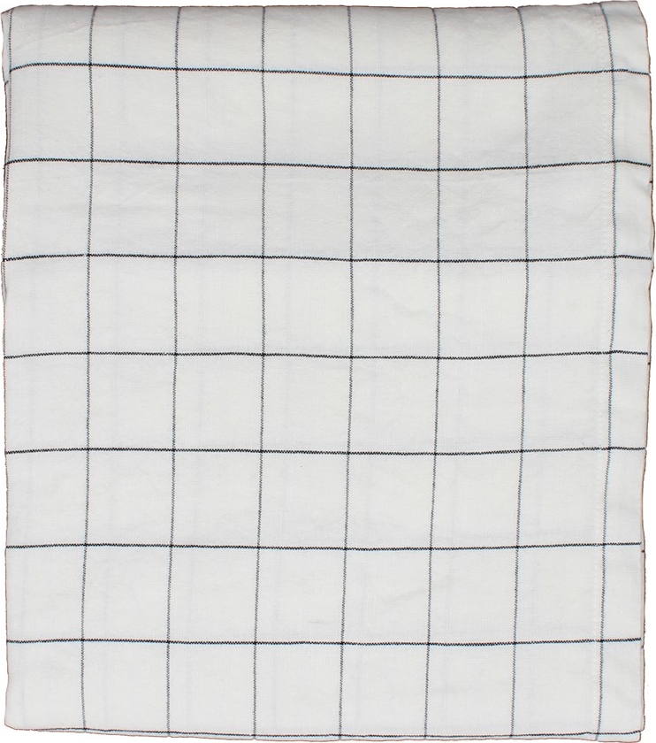 Line duk - Vit/Svart