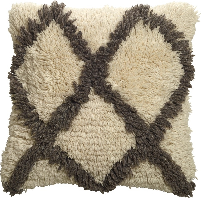 Ellora kussenhoes 50 x 50 cm - Naturel/Bruin