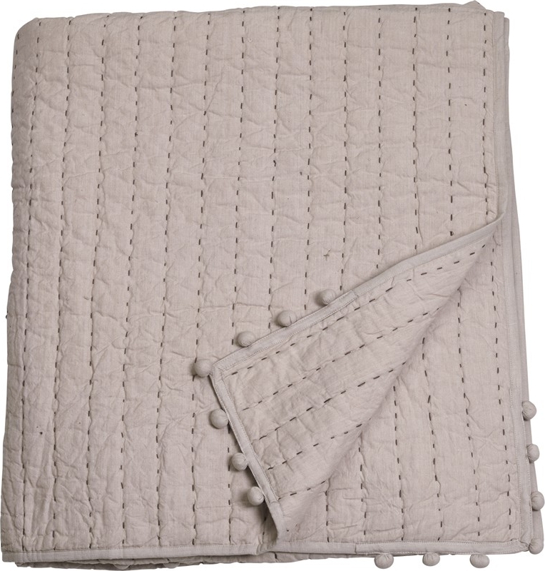 Mika sprei/plaid 150 x 250 cm - Linnen beige