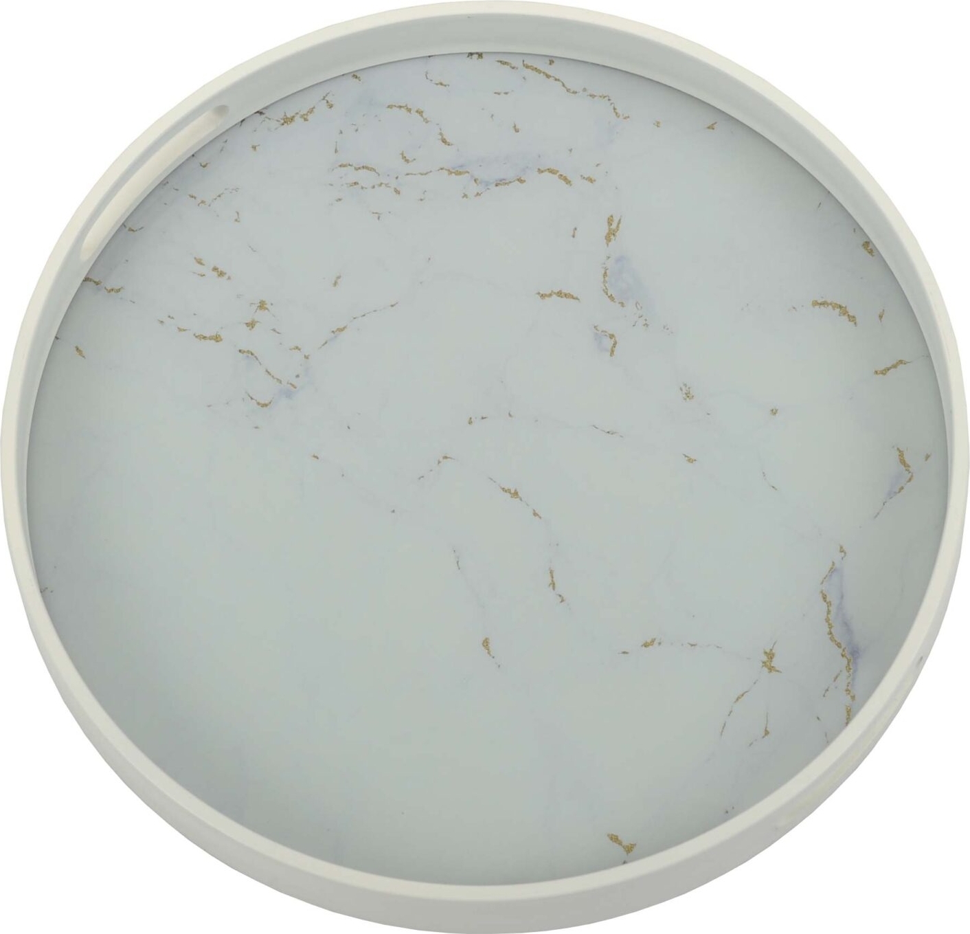 Charmion dienblad - Wit marmer