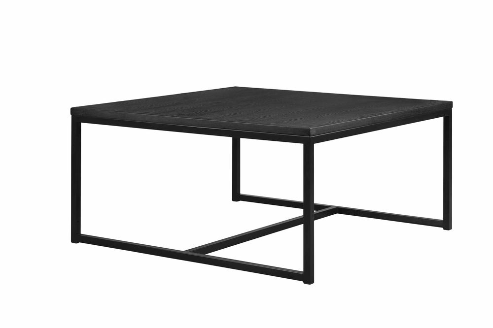 Acero soffbord 100 x 100 cm - Mörkbetsad askfaner Acero soffbord 100 x 100 cm - Mörkbetsad askfaner