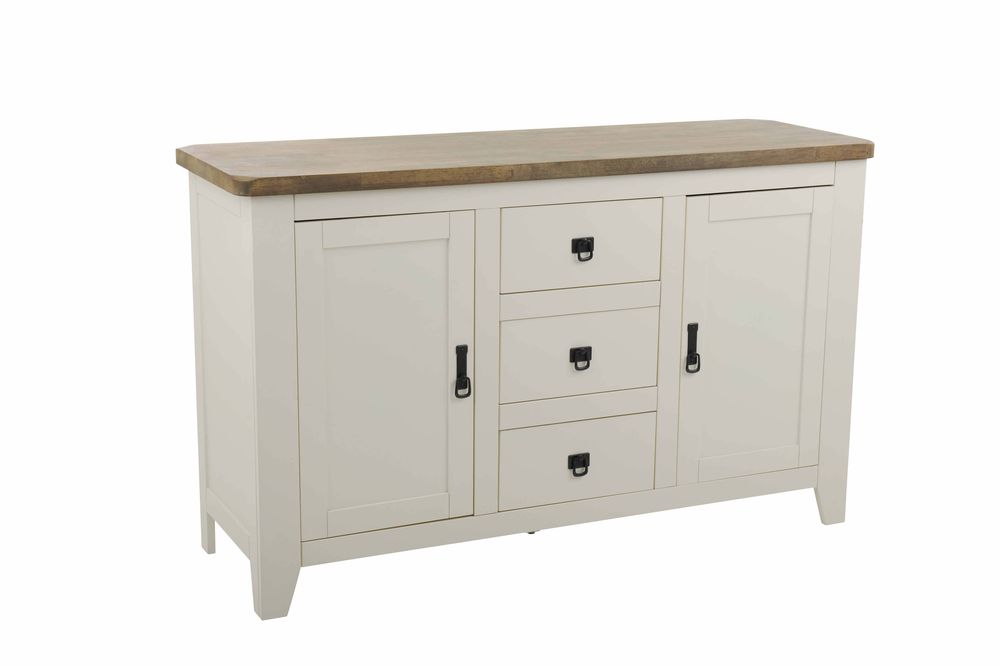 Kalix sideboard - Vit/m�rkbrun