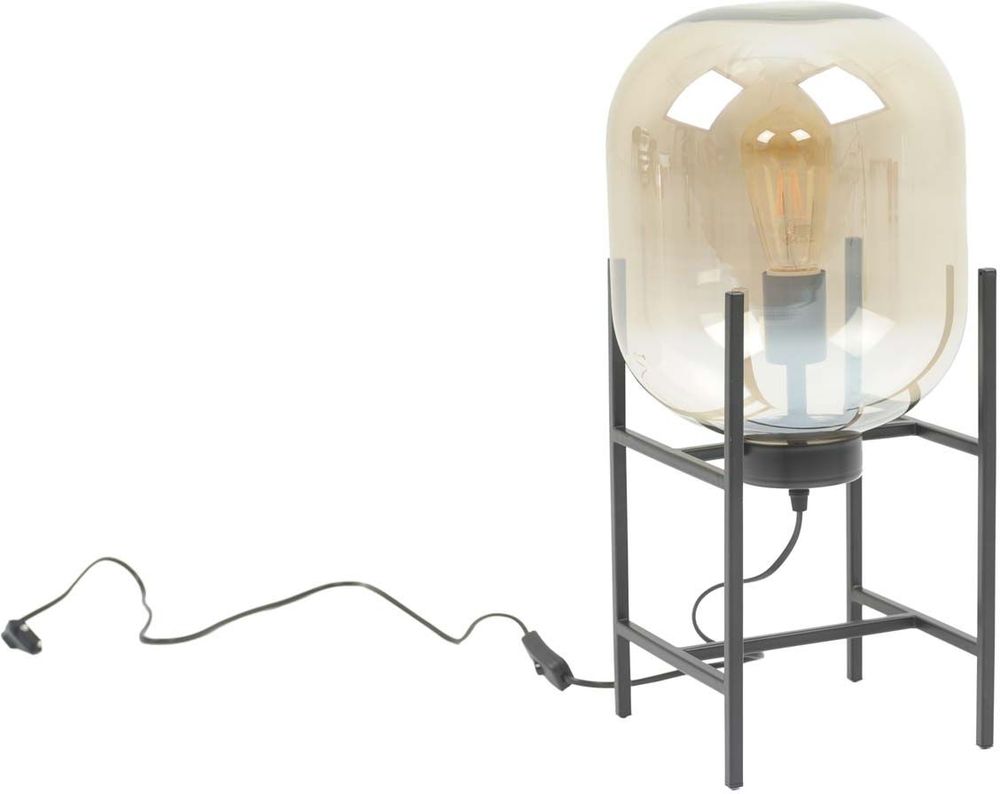 Elements bordslampa - Svart/klarglas