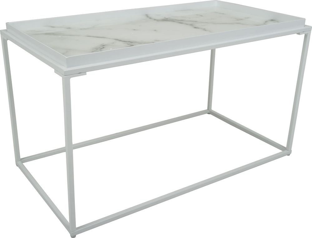 Hilliard salontafel 80 x 42 cm - Wit