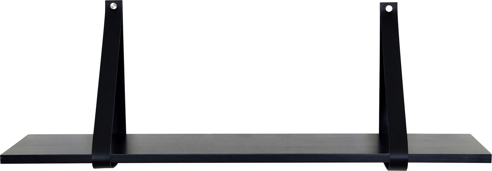 Frikk wandplank 100 cm - Zwart gelakt grenen