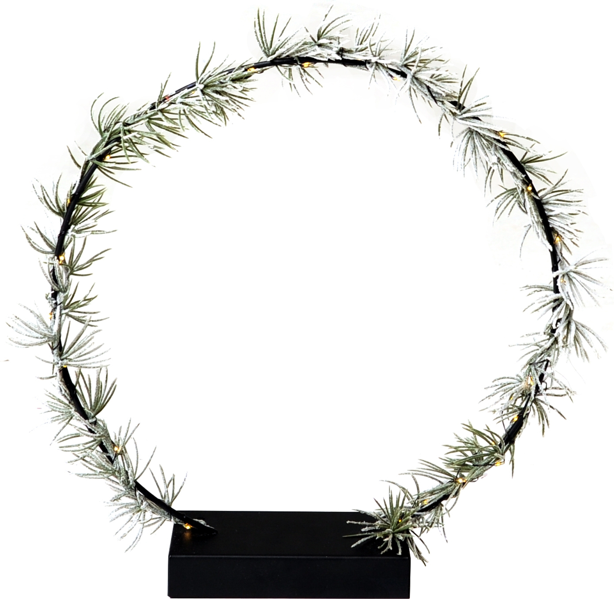 Sterrenlichtkrans op voet met LED-licht